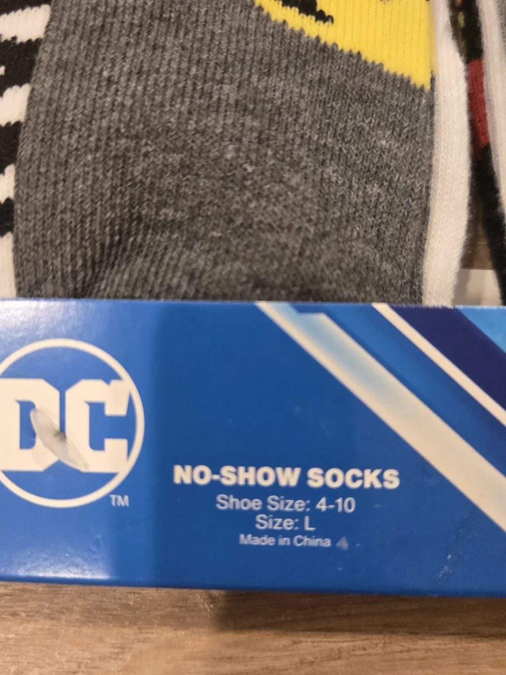 🌻 NWT Boys DC Comics Justice League No-Show Socks 6-Pack Size Large Fits 4-10